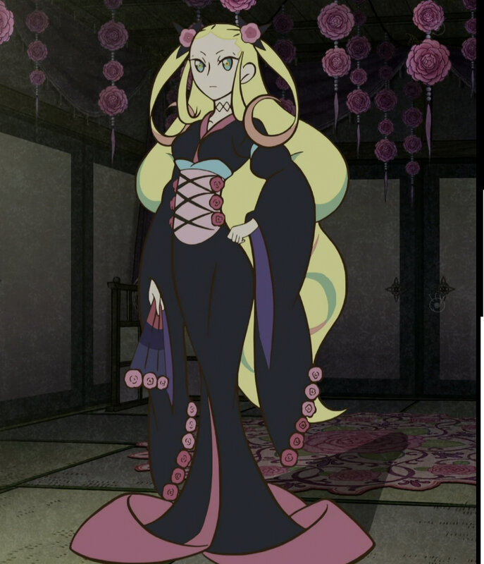 anime character in traditional dress