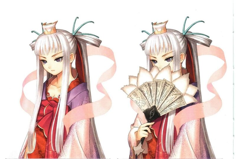 anime character in traditional dress