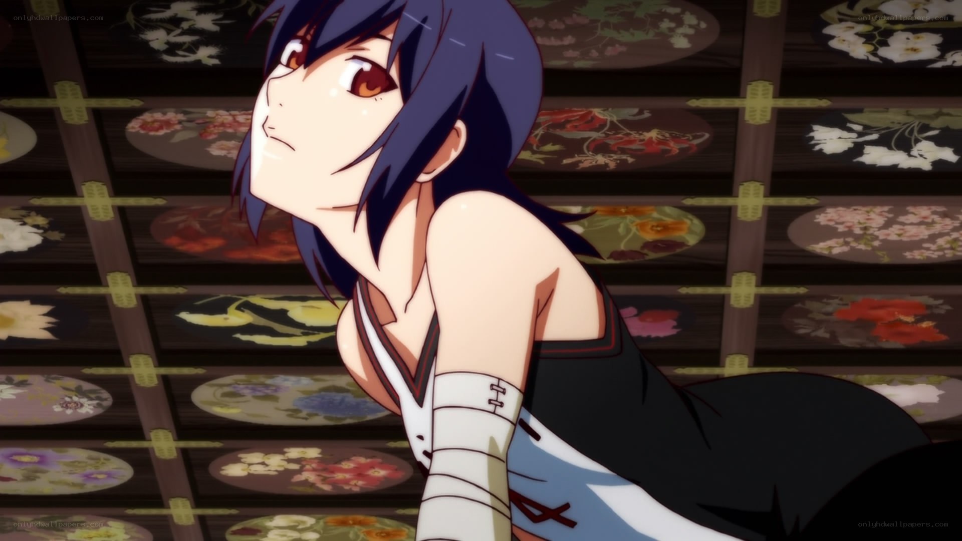 anime character in traditional setting