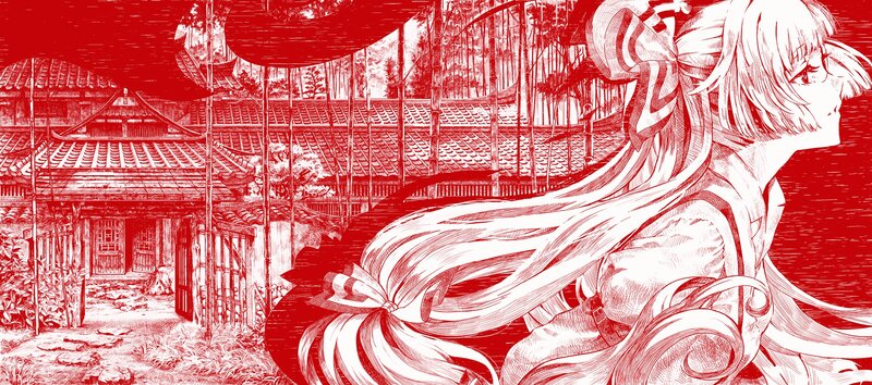 anime character in traditional setting