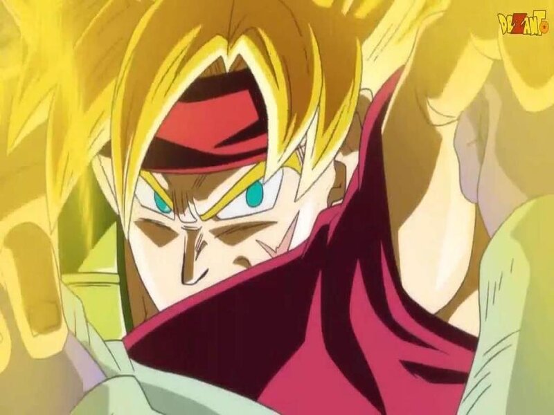 Anime Character in Transformation — Yellow