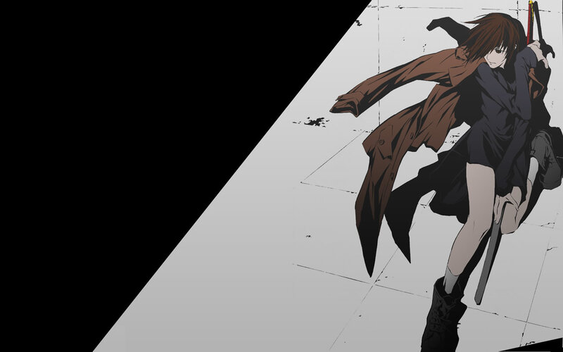 anime character in trench coat