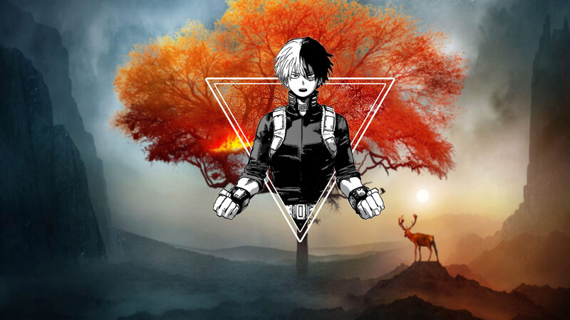Anime Character in Triangle — Orange