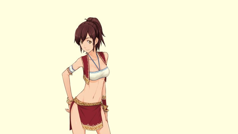 anime character in tribal attire