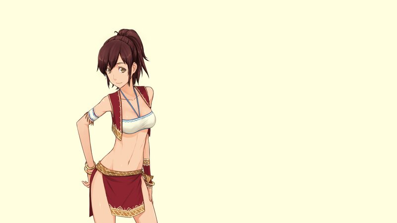 anime character in tribal attire