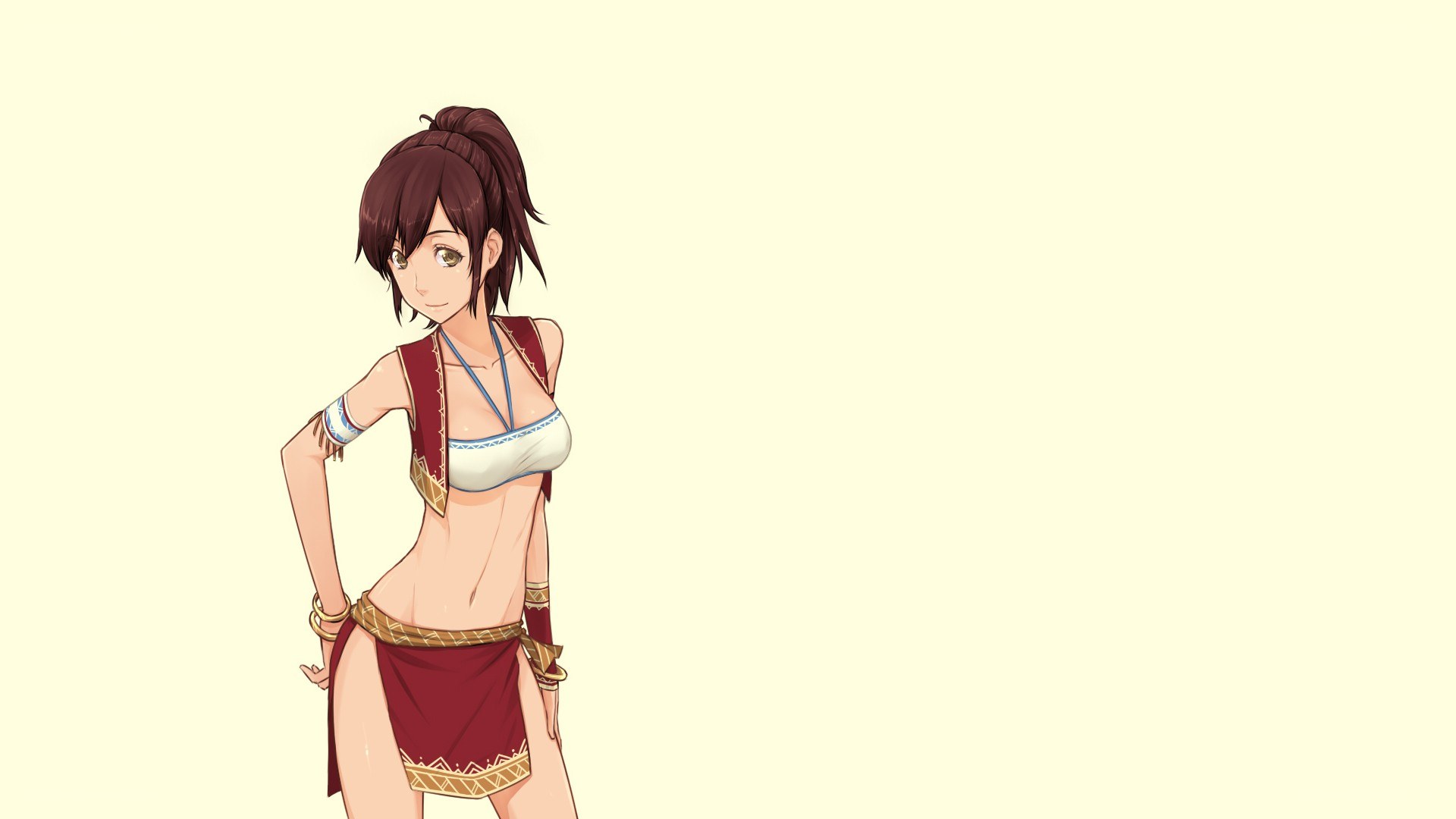 anime character in tribal attire