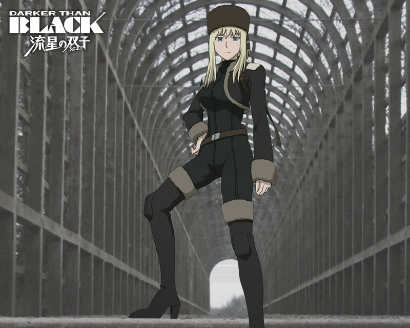 anime character in tunnel