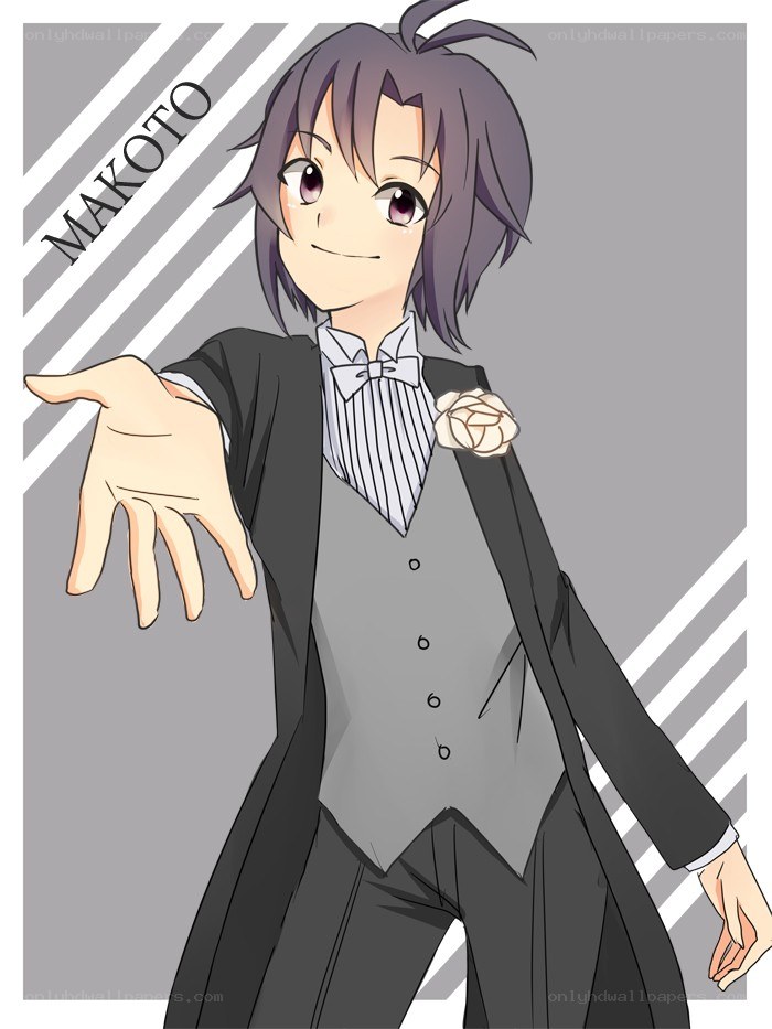 anime character in tuxedo