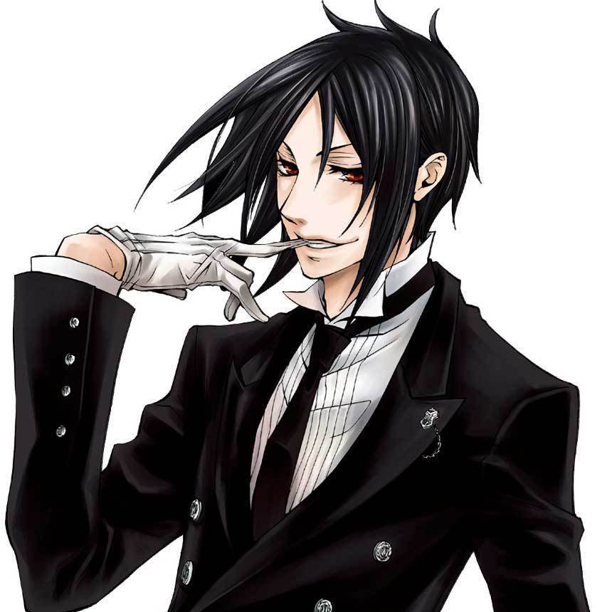 anime character in tuxedo