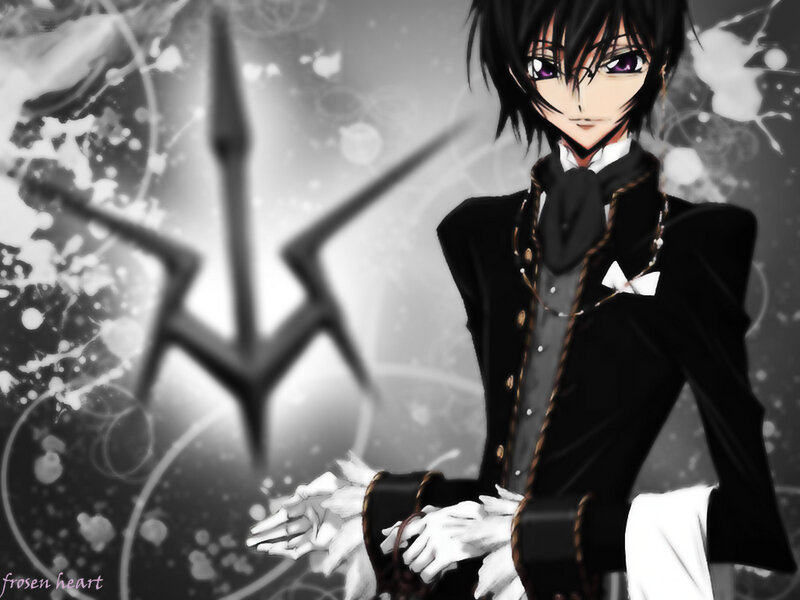 Anime Character in Tuxedo — Black