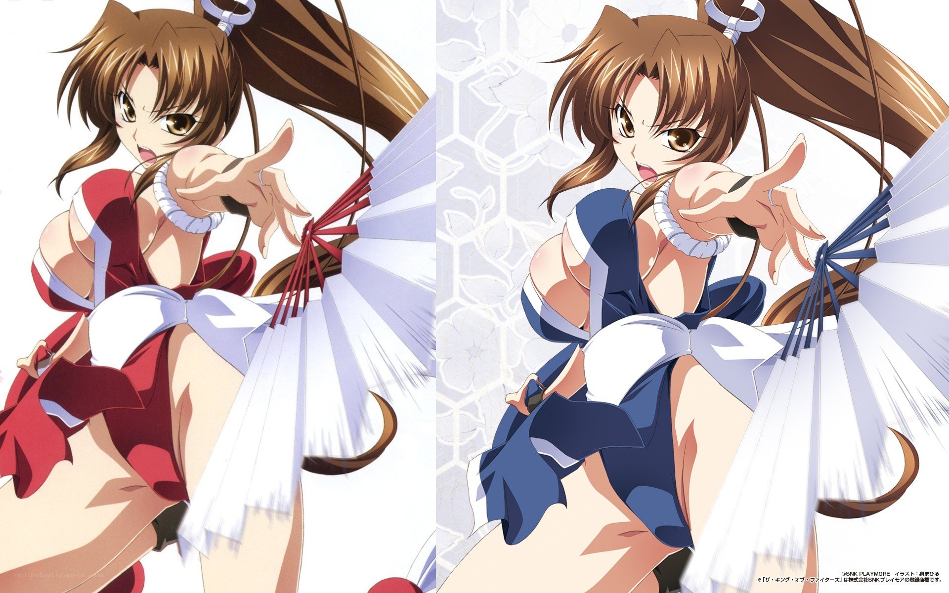 anime character in two outfits