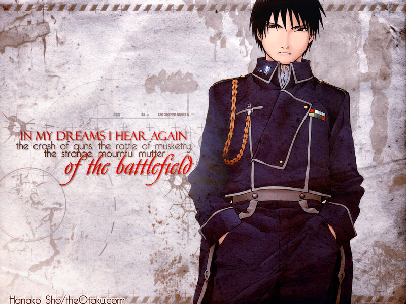 Anime Character in Uniform — Black, Dramatic, Military Jacket