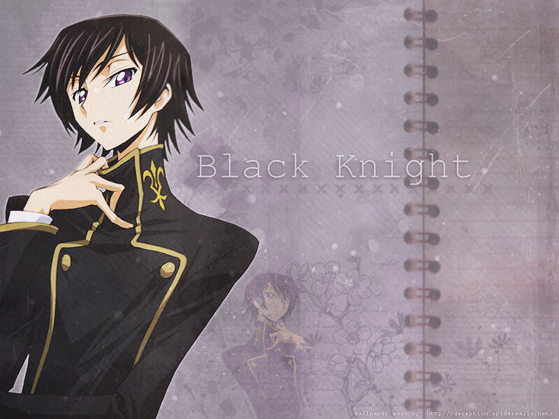 Anime Character in Uniform — Black