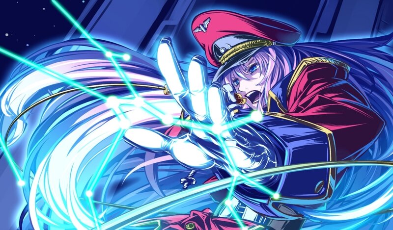 Anime Character in Uniform — Blue