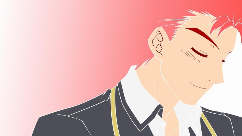Anime Character in Uniform — Pink