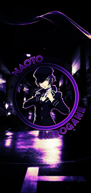 Anime Character in Uniform — Purple, Dramatic, Night, Hat