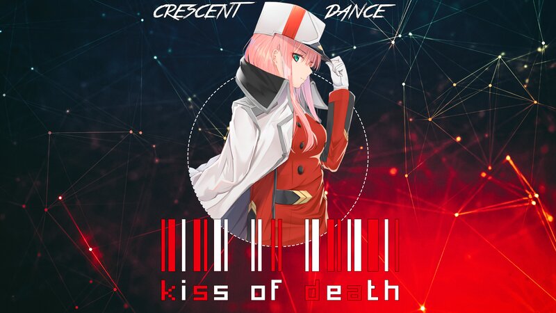 Anime Character in Uniform — Red, Dramatic, Night