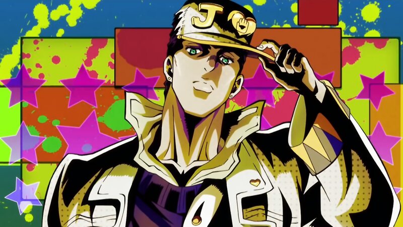 Anime Character in Uniform — Yellow, Vibrant