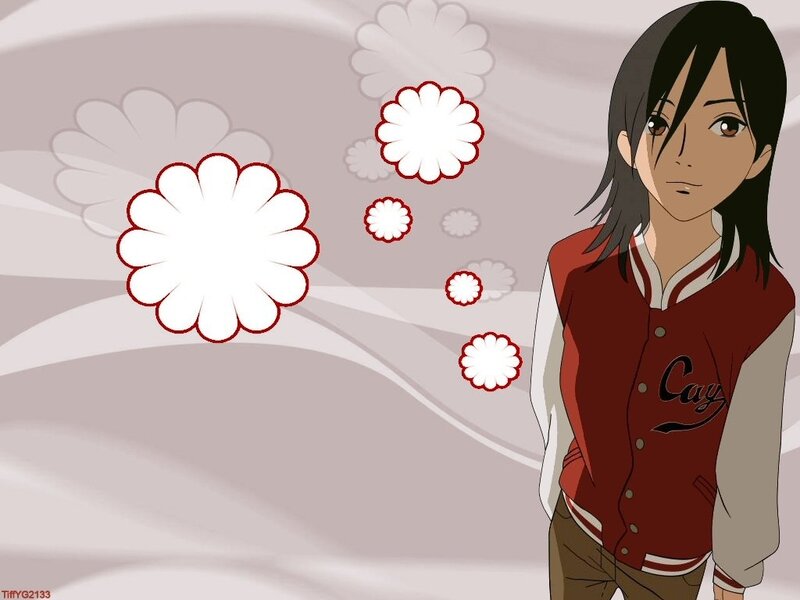 Anime Character in Varsity Jacket