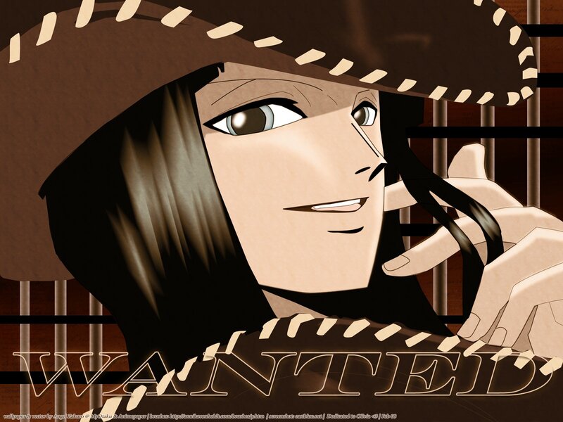 Anime Character in Wanted Poster