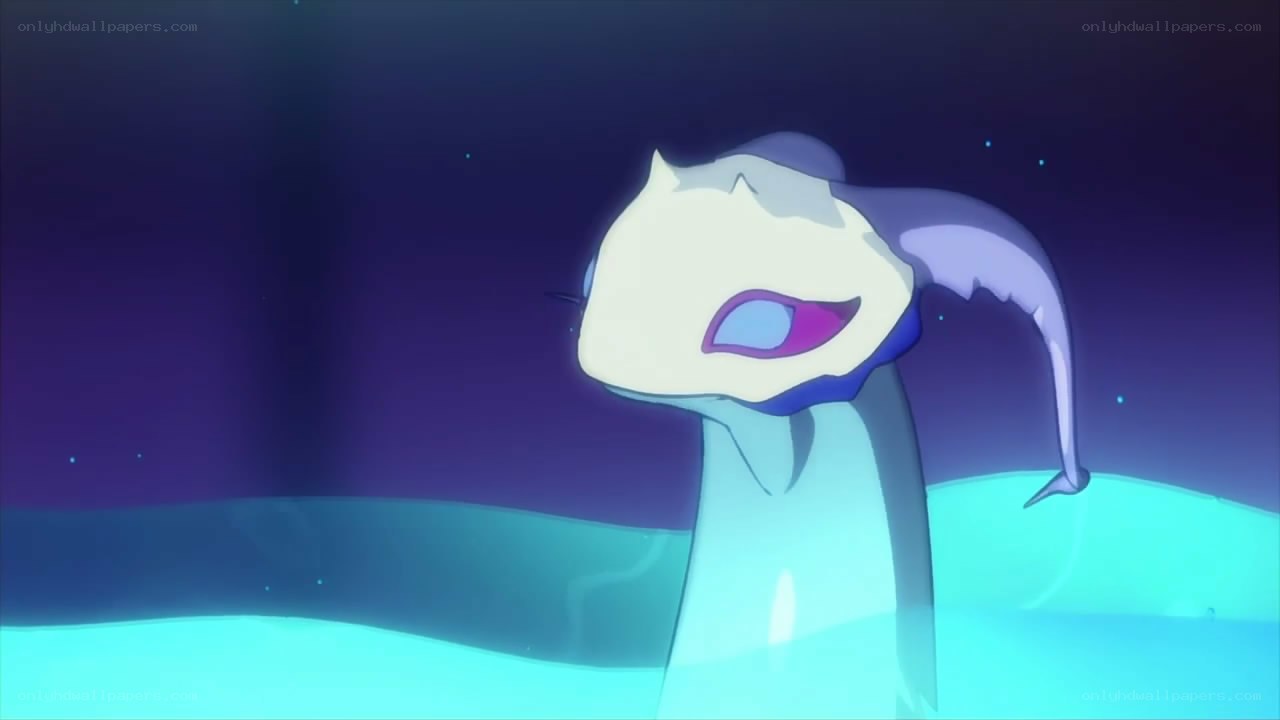 anime character in water