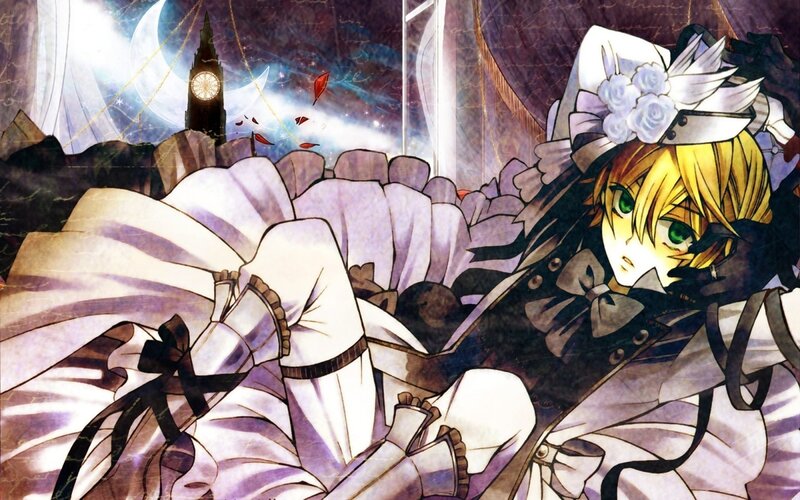 anime character in wedding dress