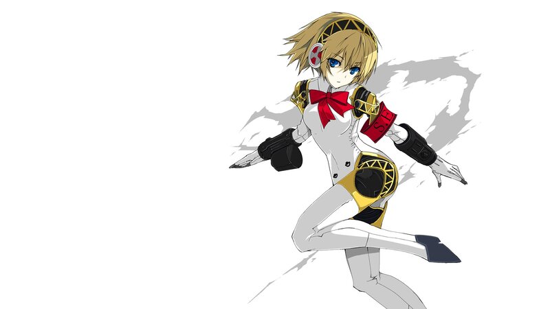 anime character in white and gold suit