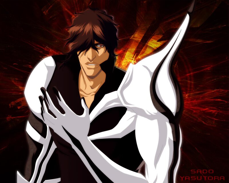 Anime Character in White Coat — Black, Dramatic, White Coat