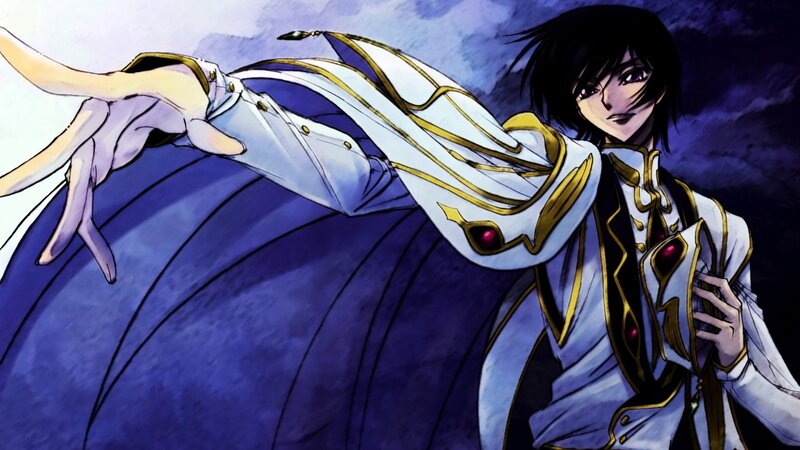 Anime Character in White Coat — Blue, Dramatic