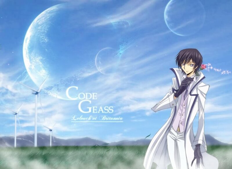 Anime Character in White Coat — Blue