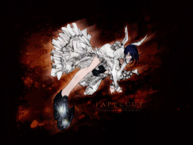 Anime character in white dress