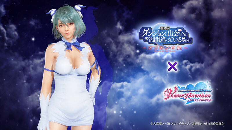 Anime Character in White Dress — Blue, Dramatic, Night