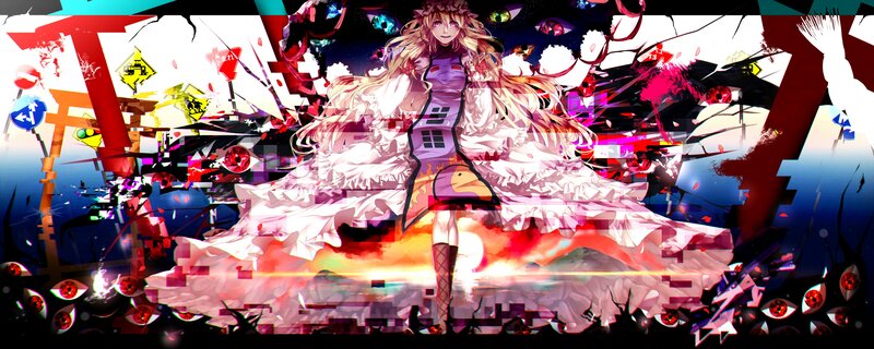Anime Character in White Dress — Chaotic