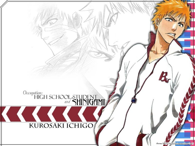 Anime Character in White Jacket — Dramatic, Text