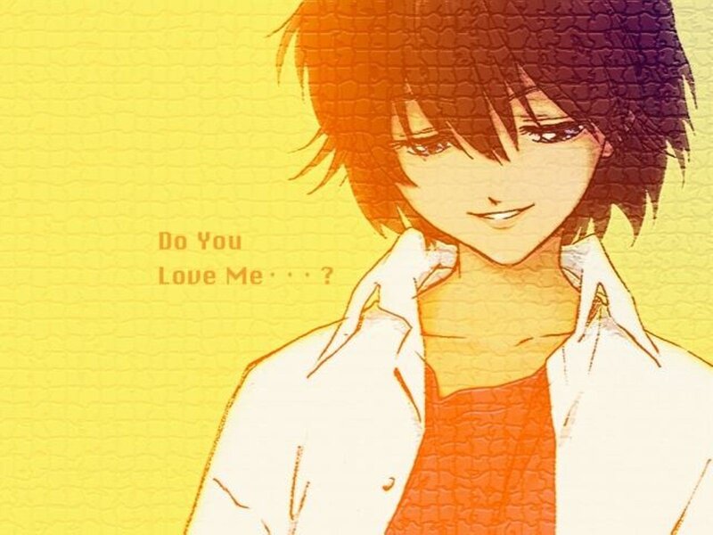 Anime Character in White Jacket — Yellow
