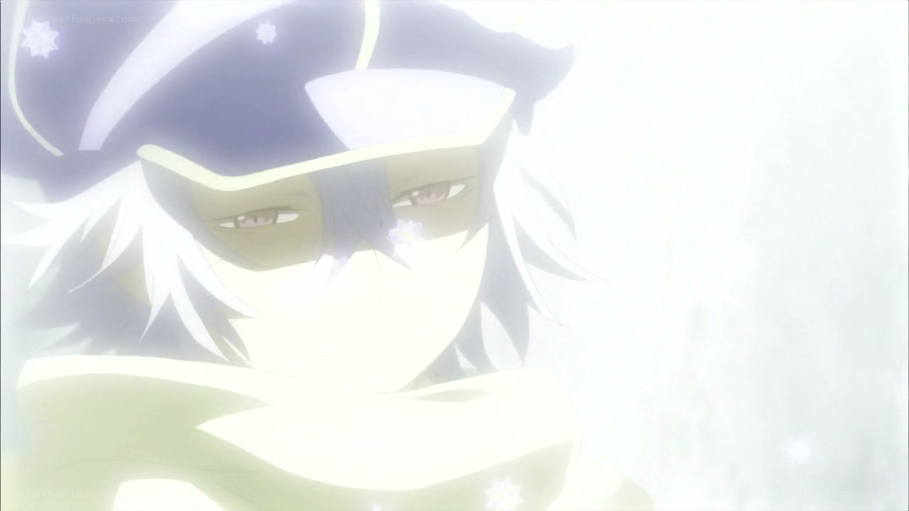 anime character in white light
