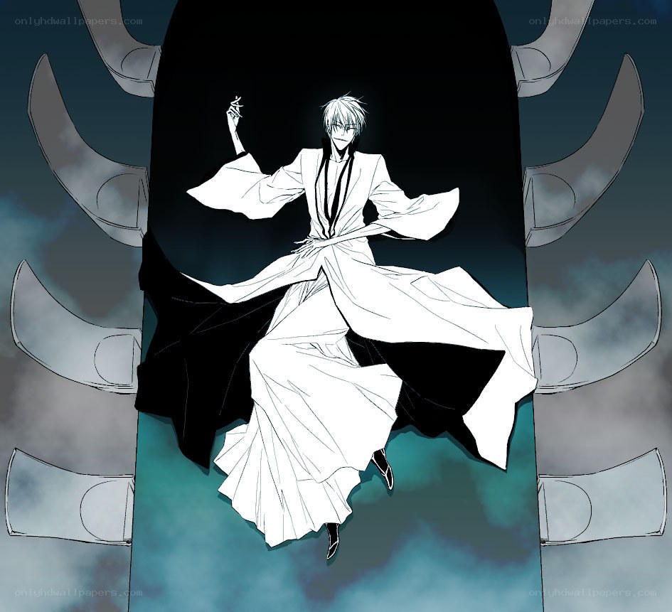 anime character in white robe