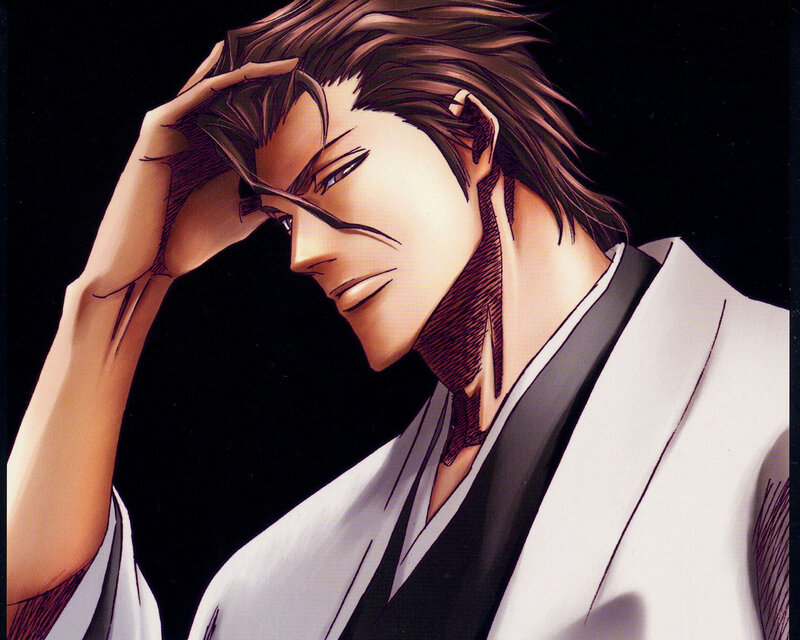 anime character in white robe