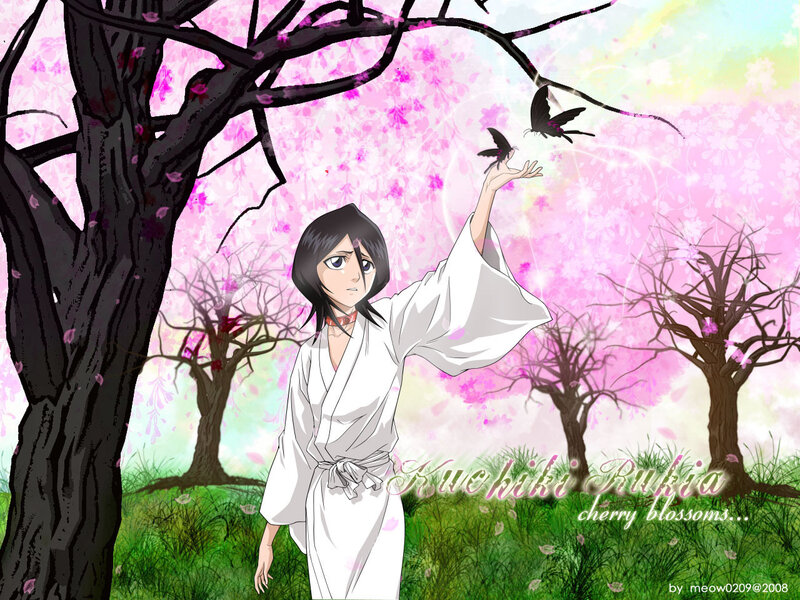 Anime Character in White Robe — Pink