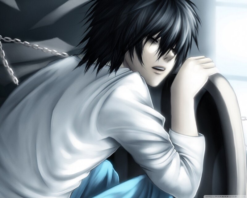 anime character in white shirt