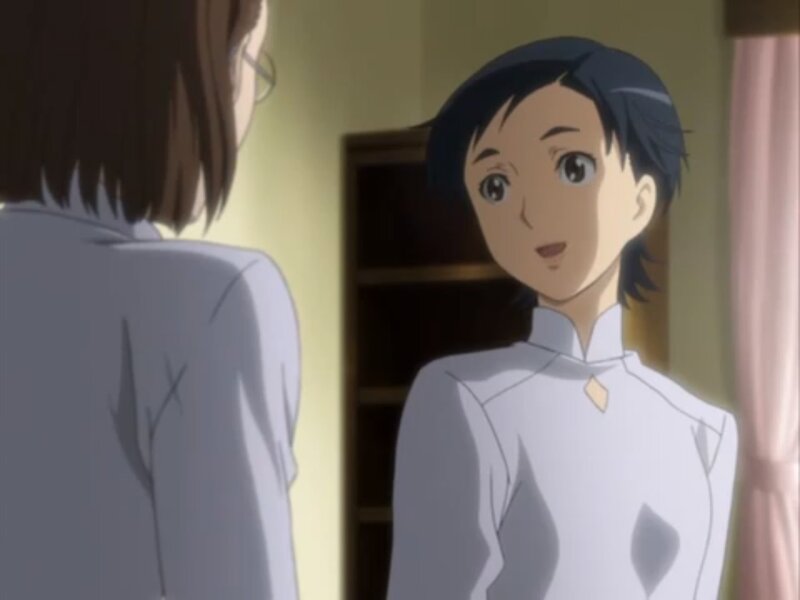 Anime Character in White Shirt — Calm