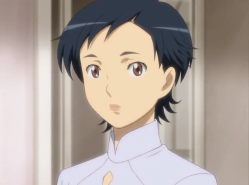 Anime Character in White Shirt — Neutral
