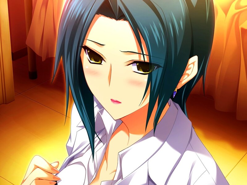 Anime Character in White Shirt — Yellow