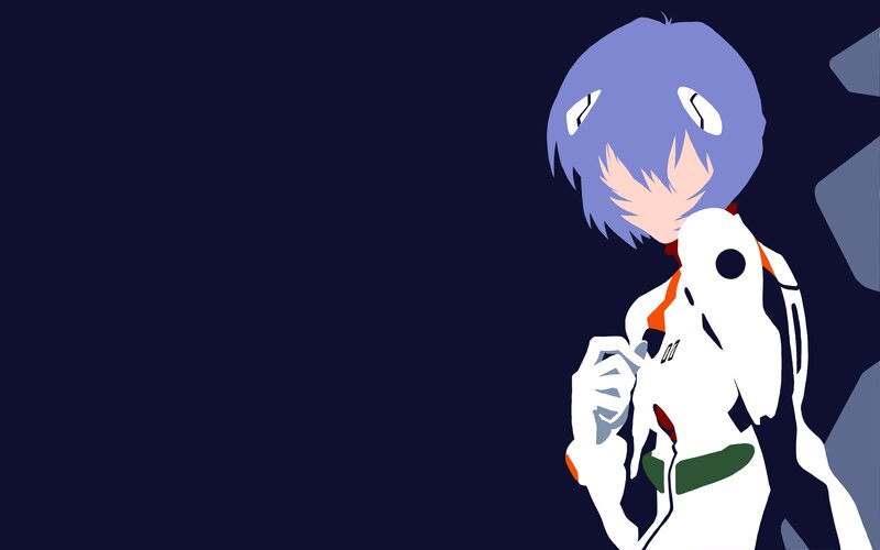 Anime Character in White Suit — Blue, Dramatic