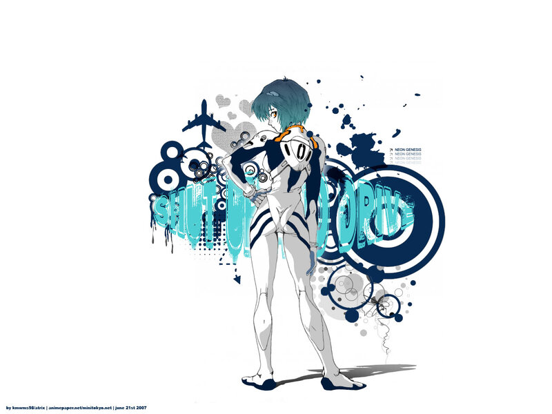 Anime Character in White Suit — Blue, Dynamic