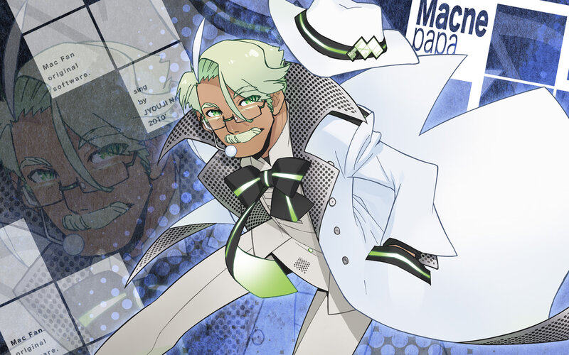 Anime Character in White Suit — Dynamic, Digital Art