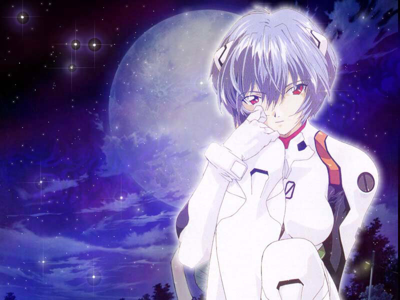Anime Character in White Suit — Purple