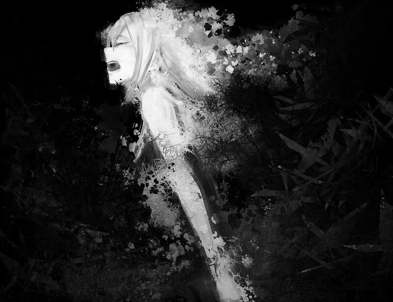 Anime Character in White