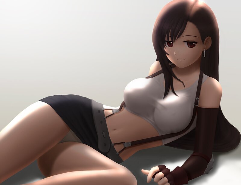 anime character in white top