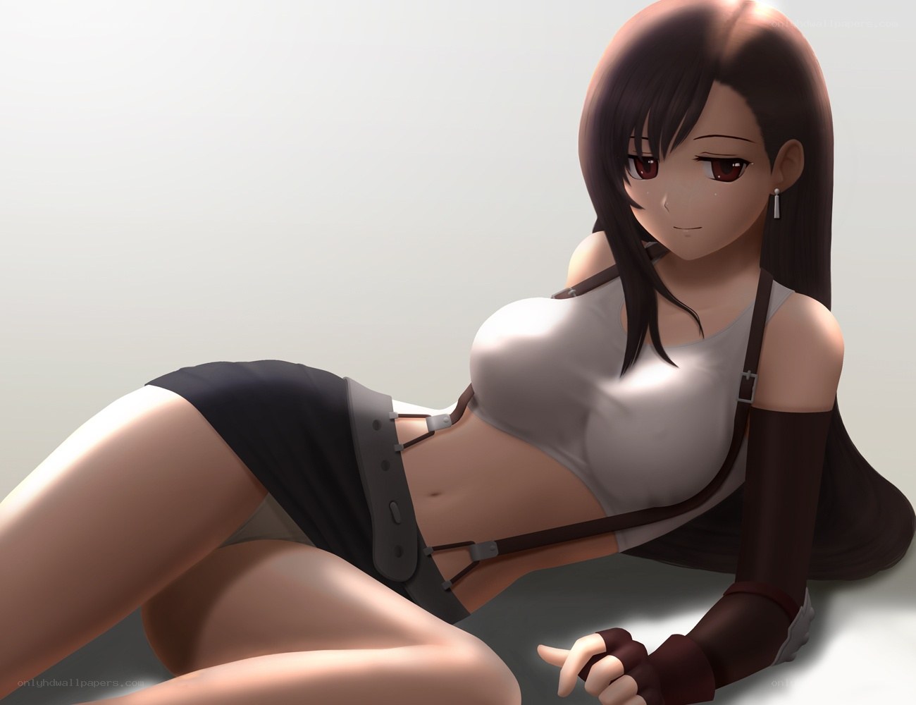 anime character in white top